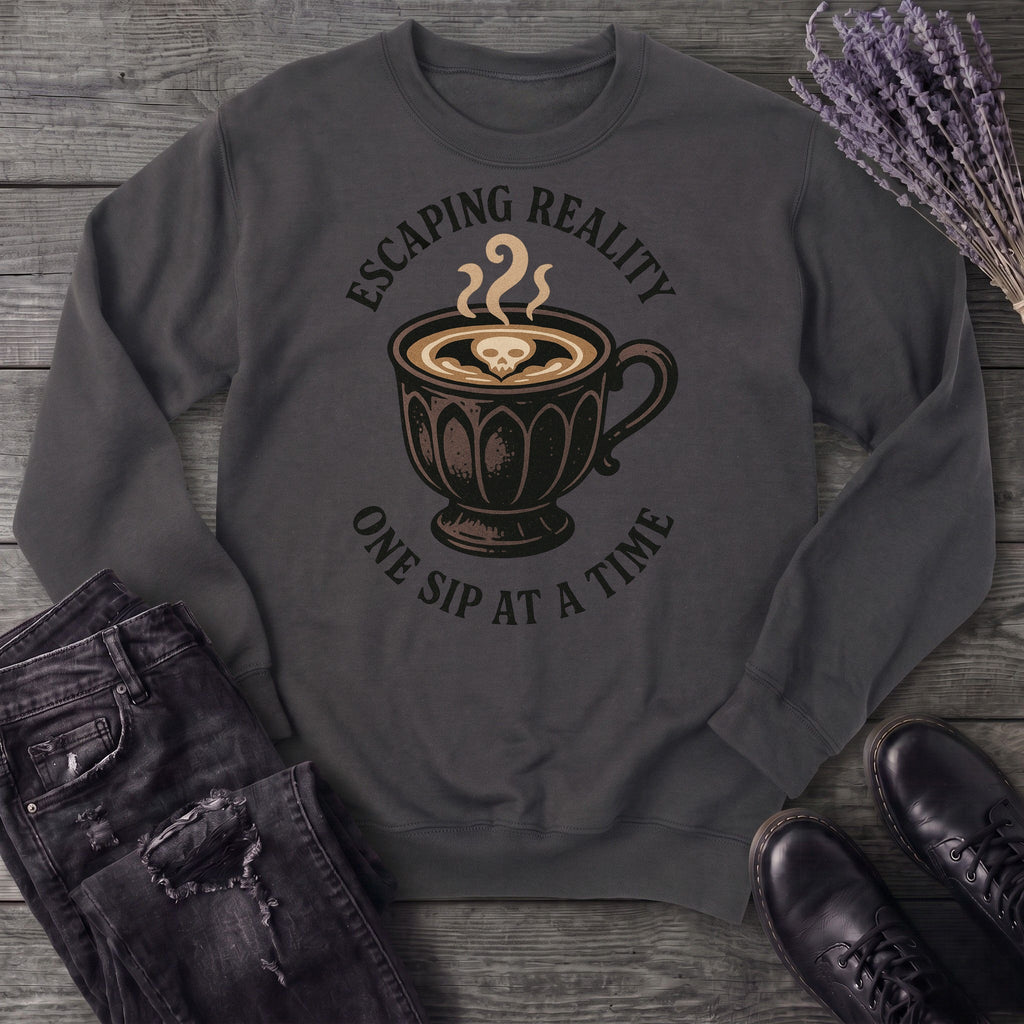 Escaping Reality One Sip At A Time Sweatshirt