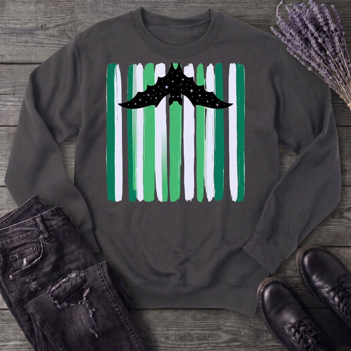 celestial dopamine maximalist bat Sweatshirt