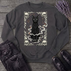 Cat Skull Card Sweatshirt