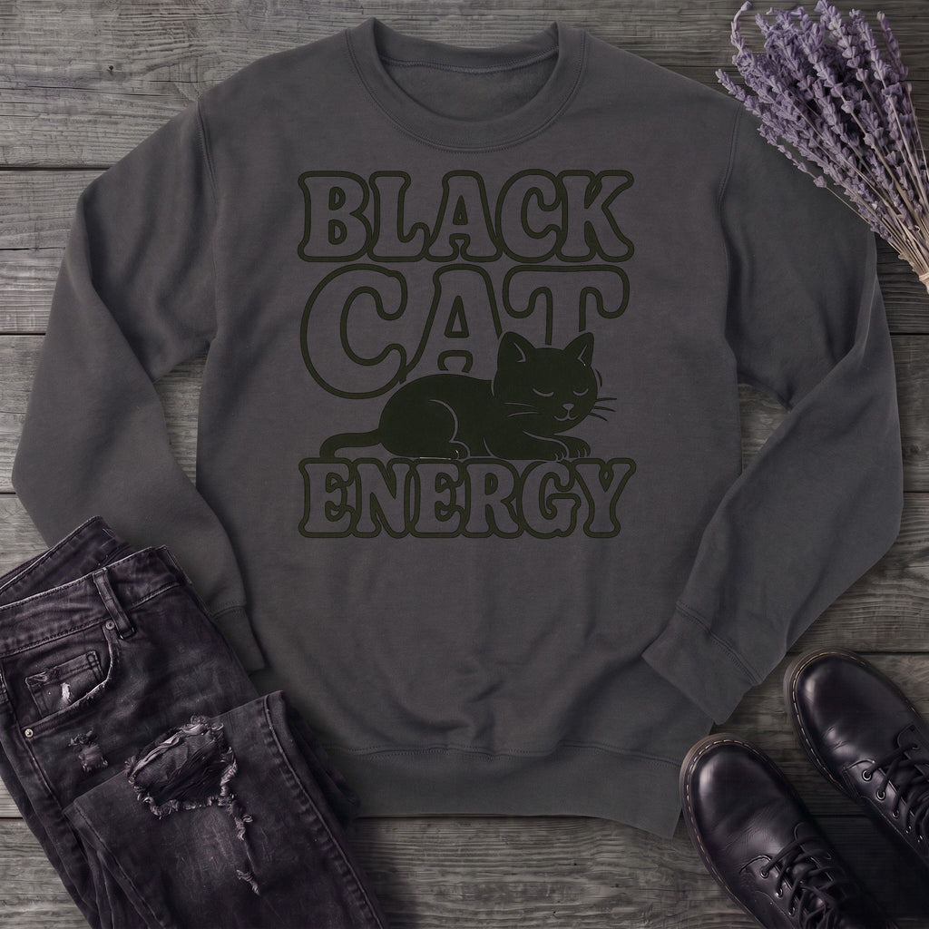 Black Cat Energy Sweatshirt