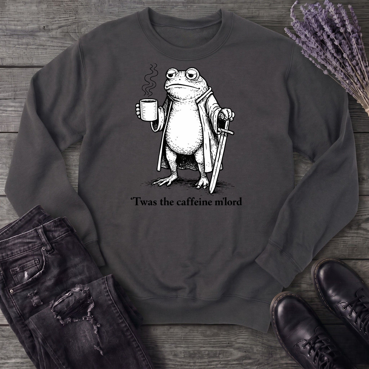 Twas The Caffeine Sweatshirt