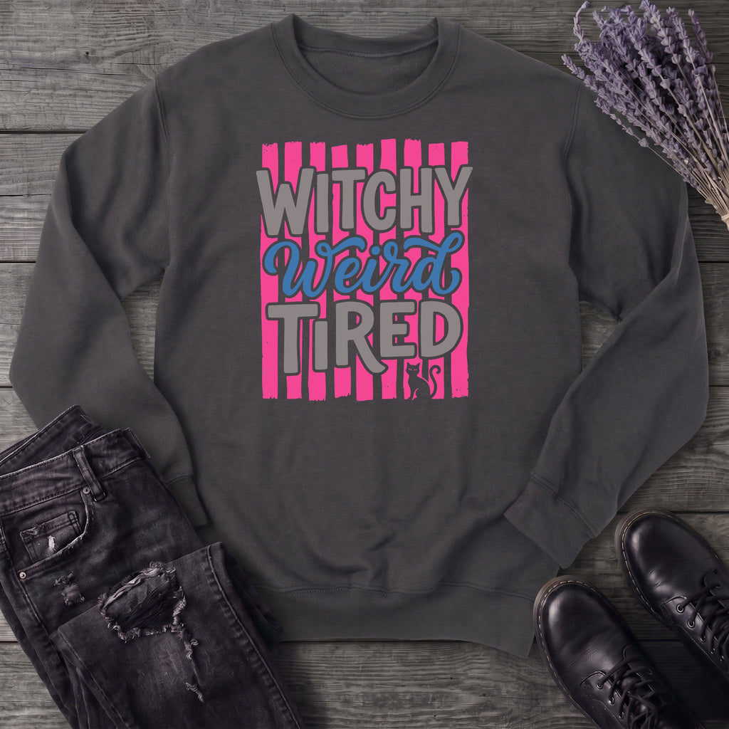 Witchy Weird Tired Sweatshirt