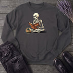 Skeleton Reading Sweatshirt