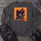 Broomstick Kitty Sweatshirt