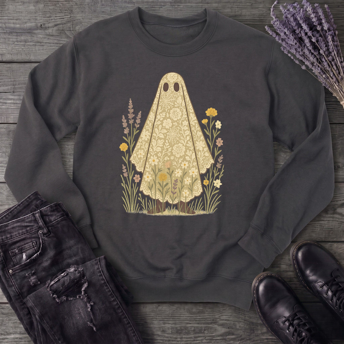 lace ghost Sweatshirt