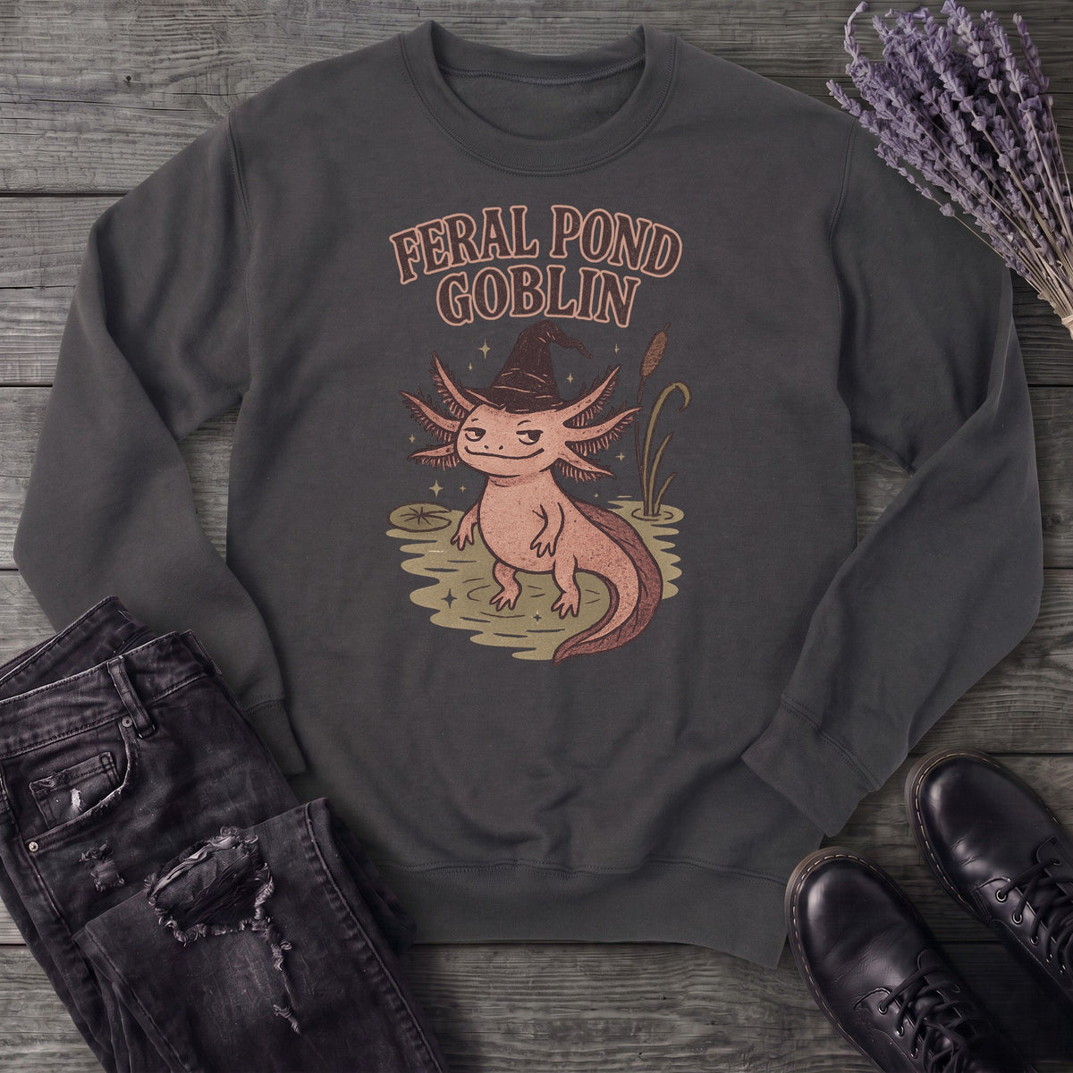 Feral Pond Goblin Sweatshirt
