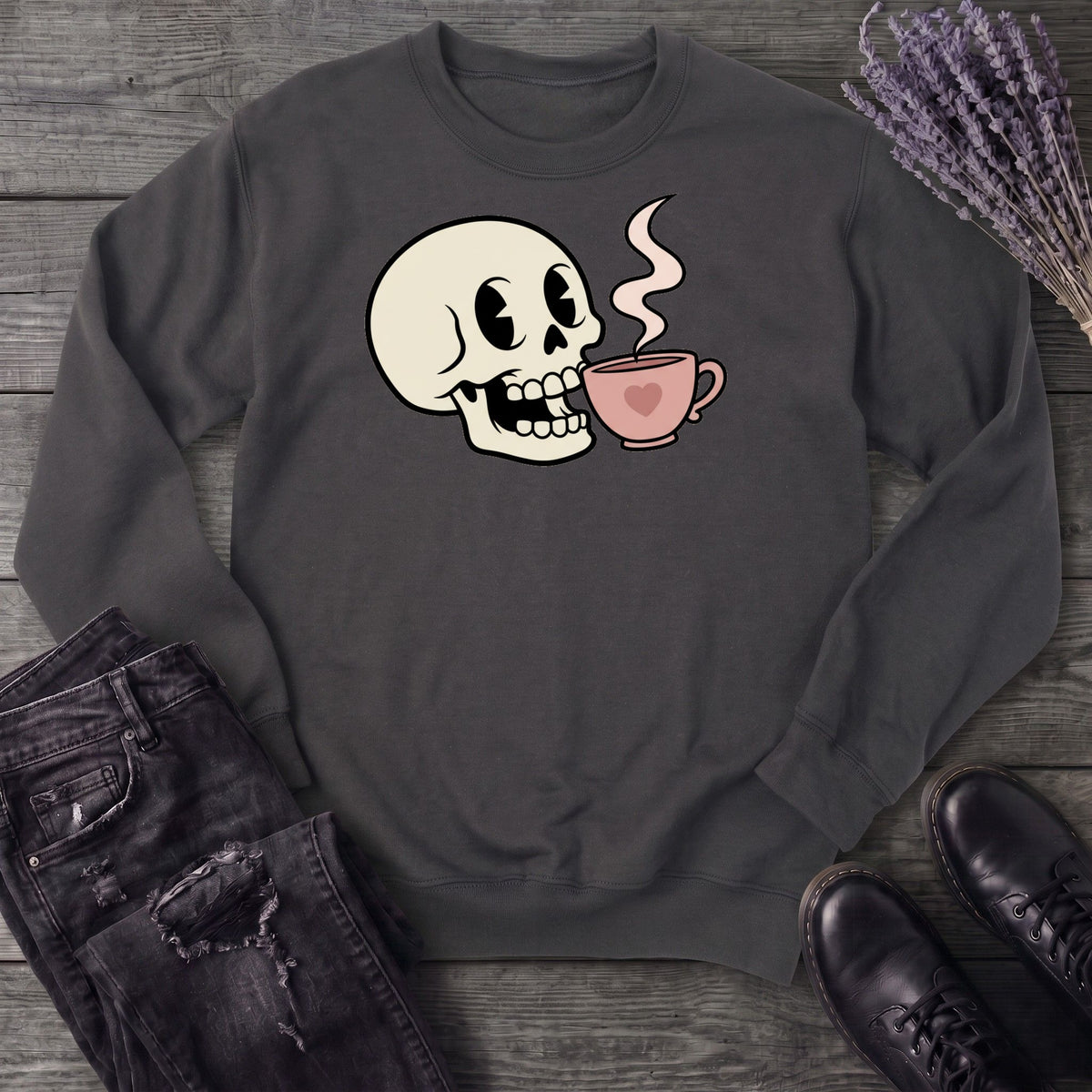 Skull Sip Sweatshirt