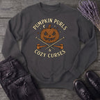 Pumpkin Purls And Cozy Curses Sweatshirt