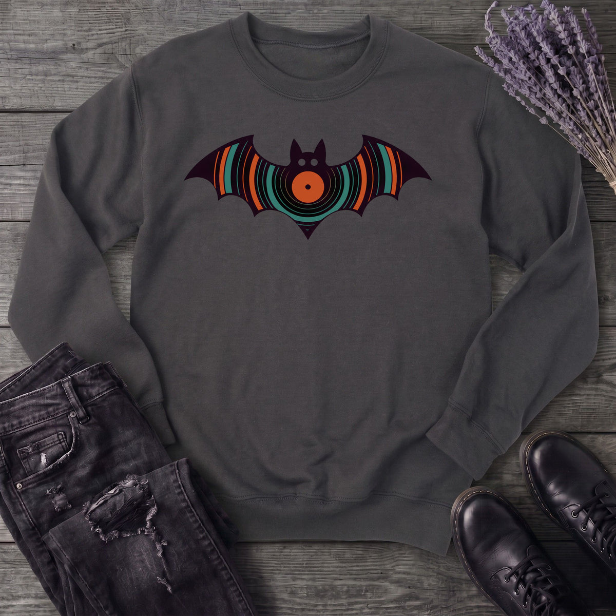 Bat Vinyl Sweatshirt
