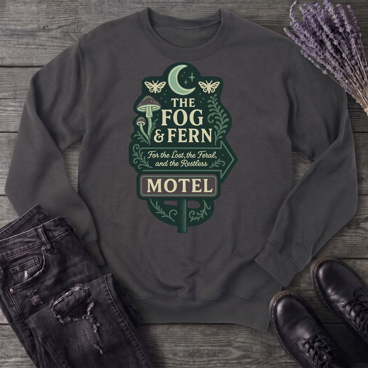 The Fog And Fern Motel Sweatshirt