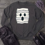 Fabric Strip Ghost Sweatshirt