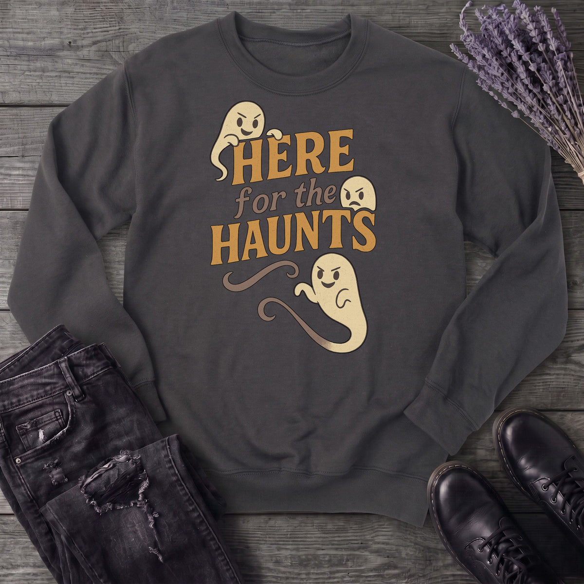 Here For The Haunt Sweatshirt