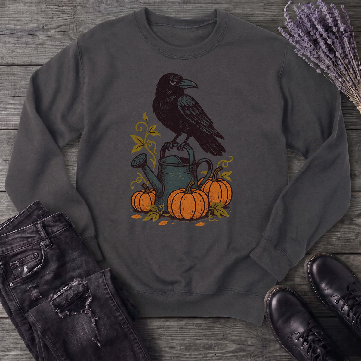 Raven Pumpkin Patch Sweatshirt