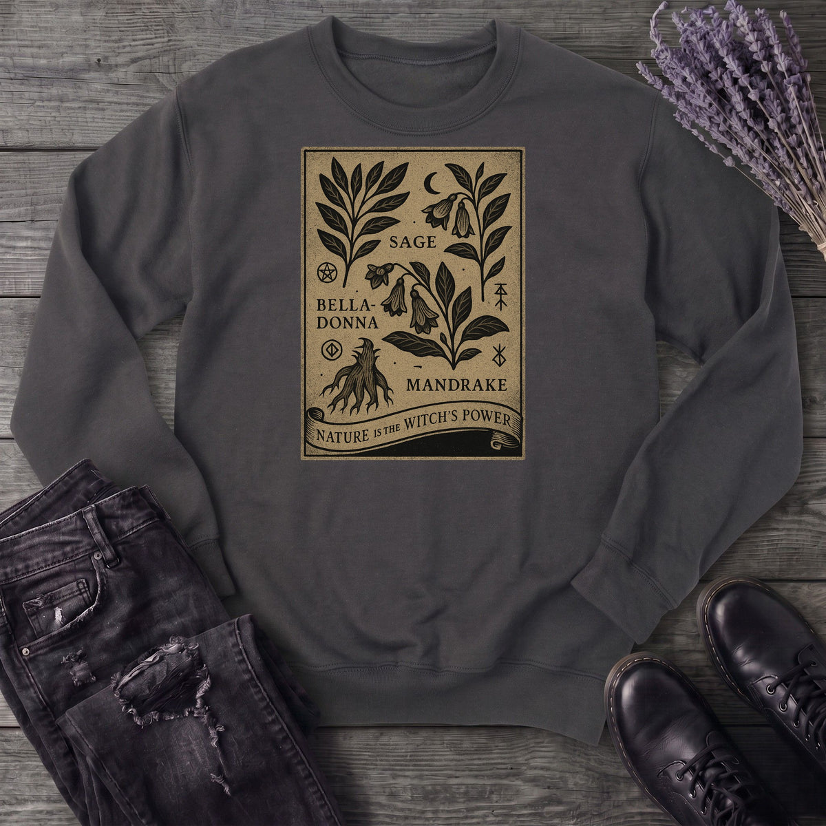 Nature Is The Witchs Power Sweatshirt