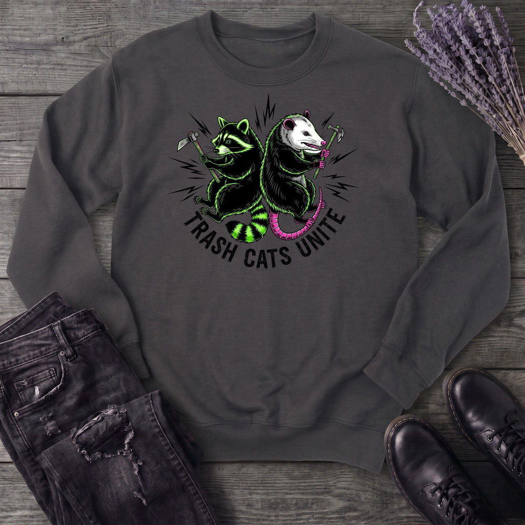 Trash Cats Unite Sweatshirt