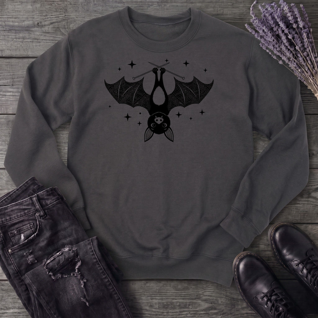 Bat Knitting Sweatshirt