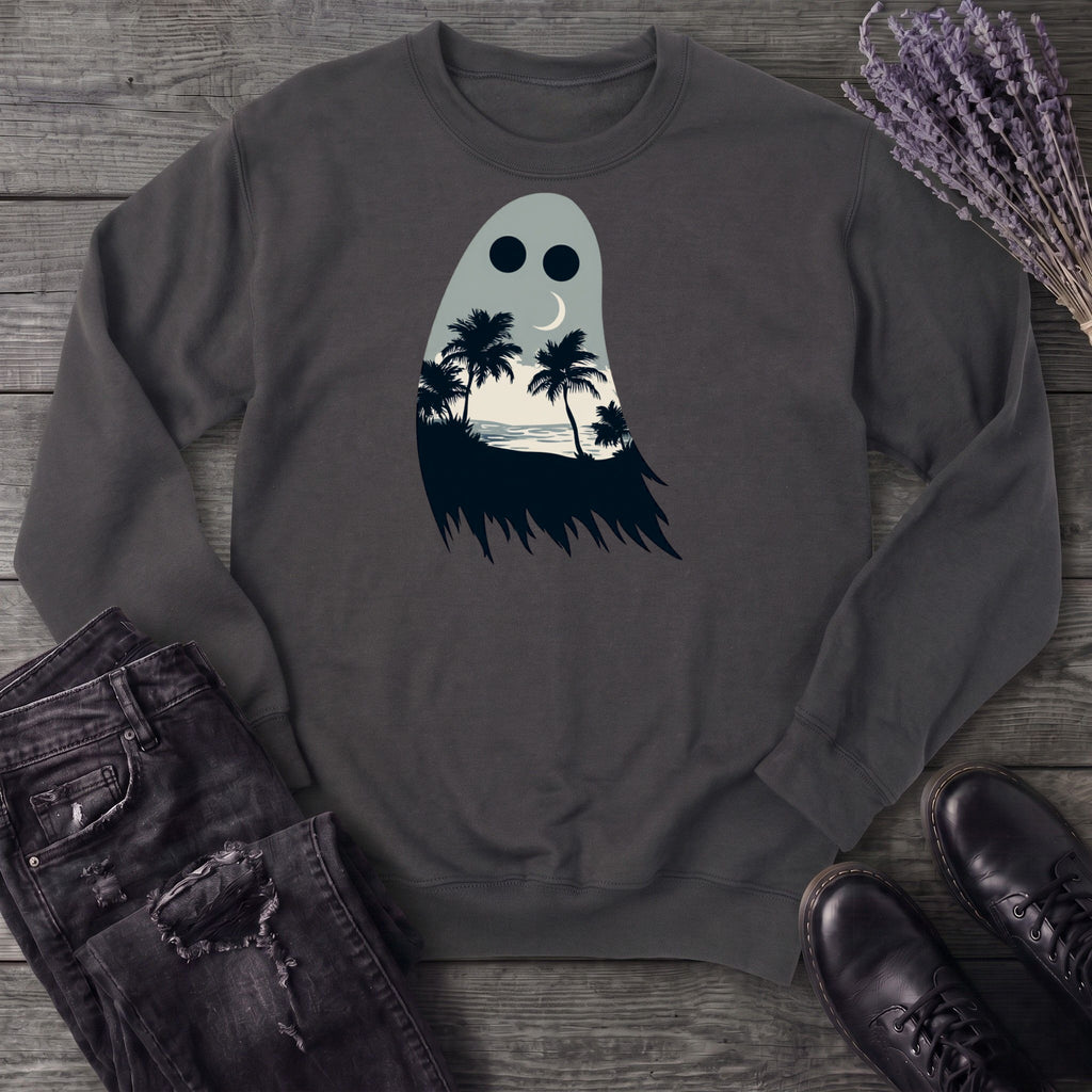 tropical ghost silhouette Sweatshirt