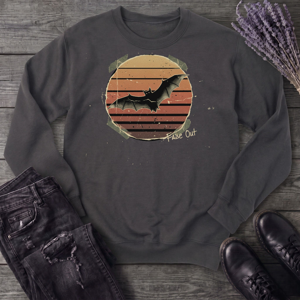 fade out grunge bat Sweatshirt