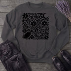 Witch's Broom Floral Sweatshirt