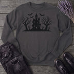 Haunted House Silhouette Sweatshirt