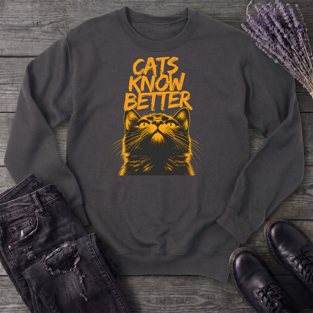 Cats Know Better Sweatshirt