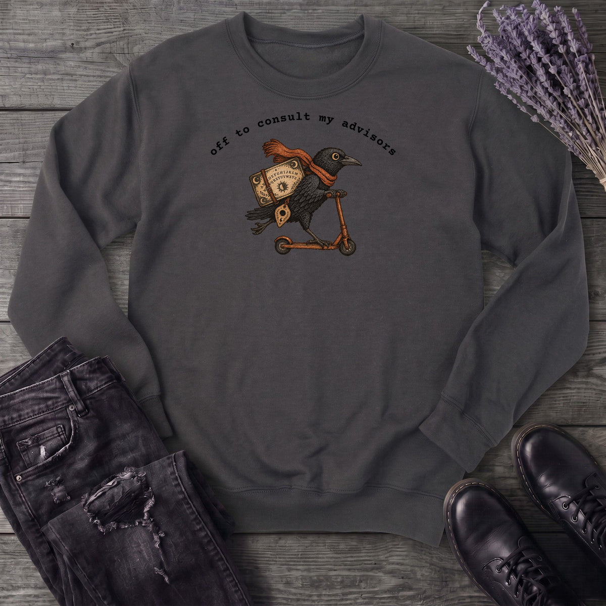 Off To Consult My Advisors Sweatshirt