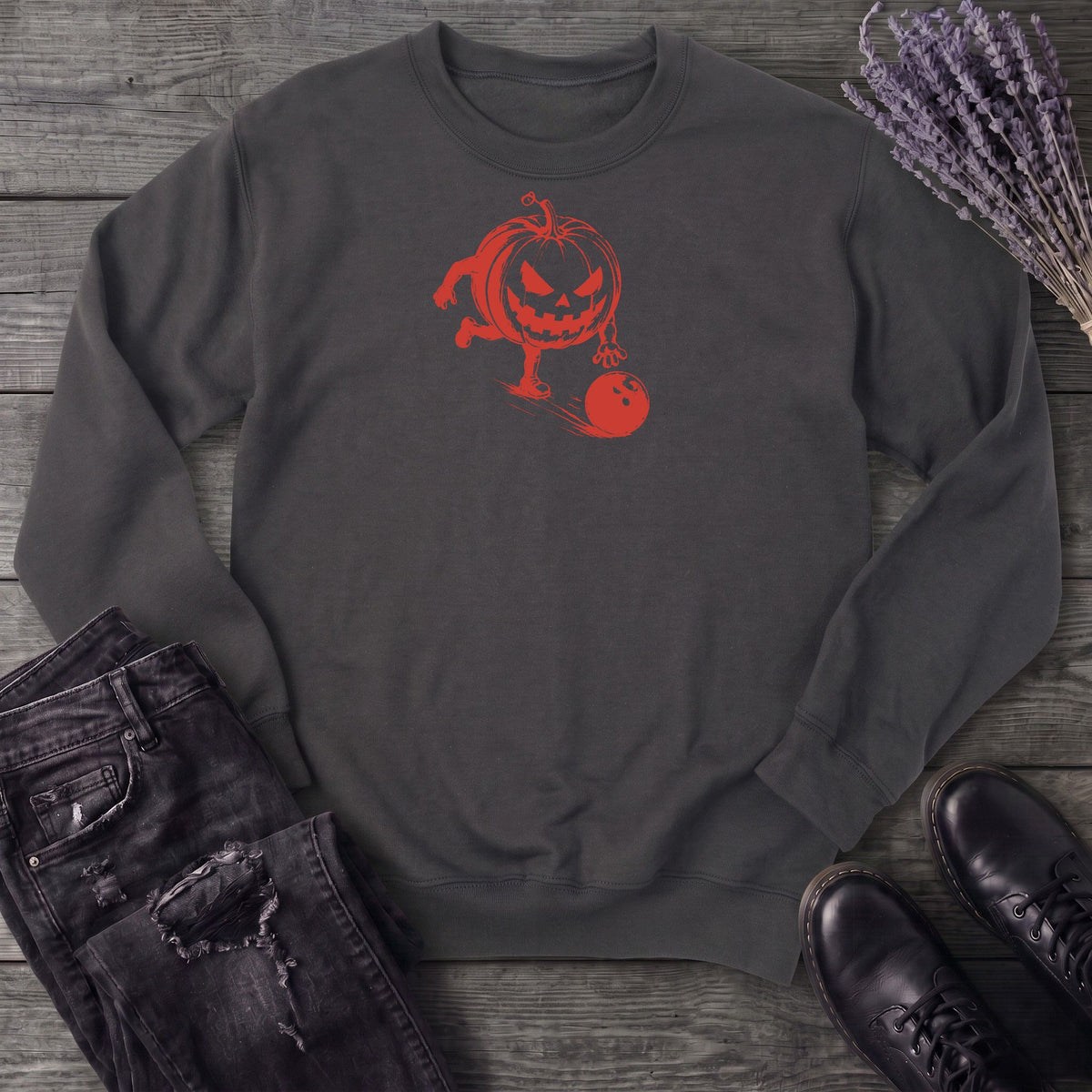 Bowling Jack-o-Lantern Sweatshirt