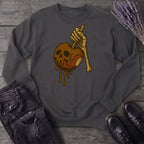 Caramel Apple Skull Sweatshirt