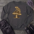 Frog Skeleton Mushroom Sweatshirt