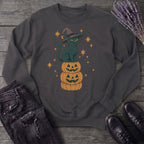 Stacked Cat and Pumpkins Sweatshirt