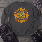 autumn leaves mandala Sweatshirt
