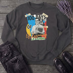 Old School 100 Days Of Learning Sweatshirt