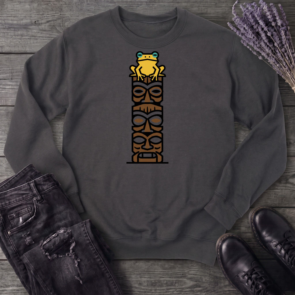 Tiki Tower Frog Sweatshirt