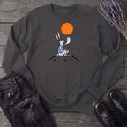 moonlit rabbit and ghost Sweatshirt