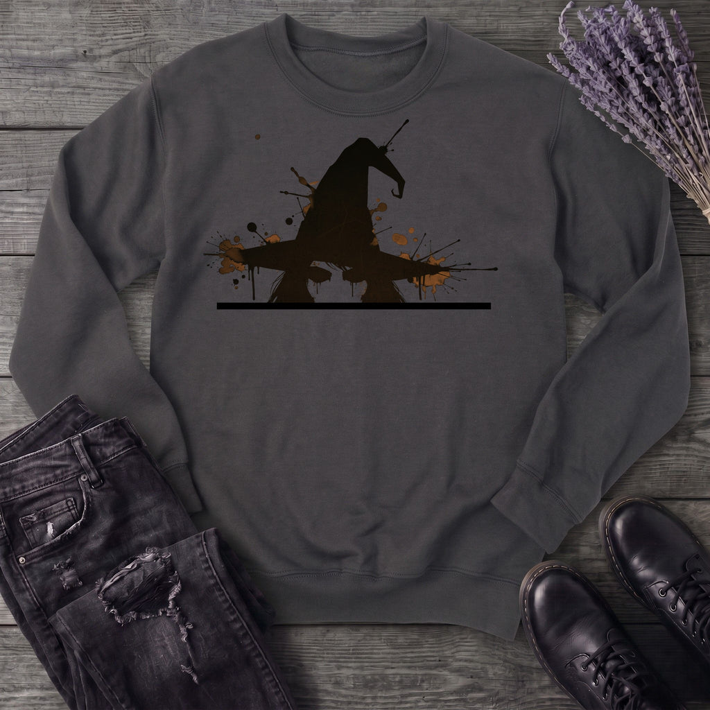 Ink Splatter Grunge Witch Sweatshirt