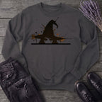 Ink Splatter Grunge Witch Sweatshirt