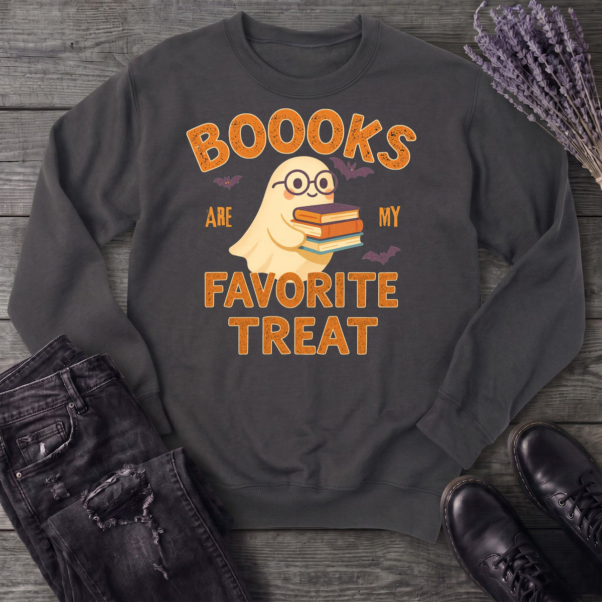 Books Are My Favorite Treats Sweatshirt