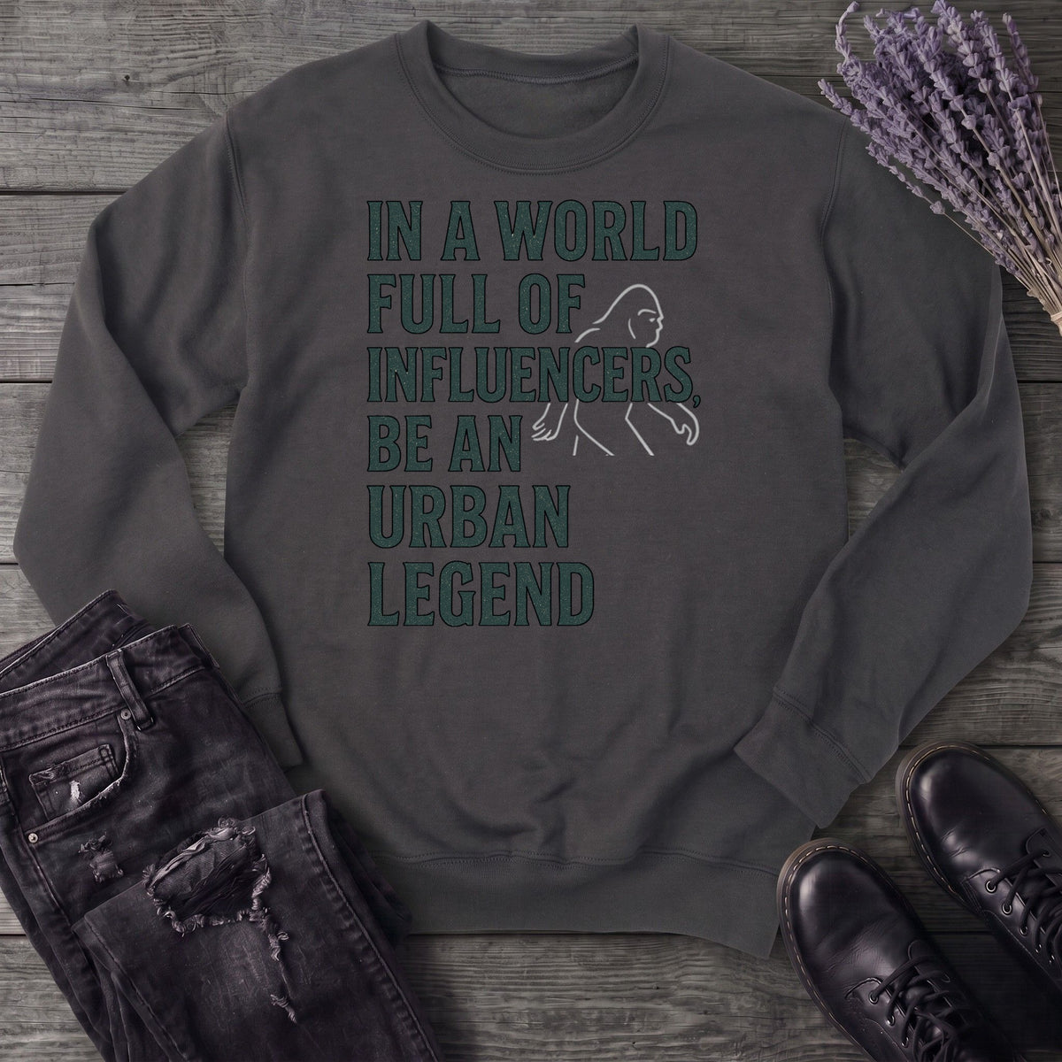 World Full Of Influencers Bigfoot Sweatshirt