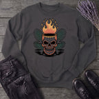 Tiki Skull Drink Sweatshirt