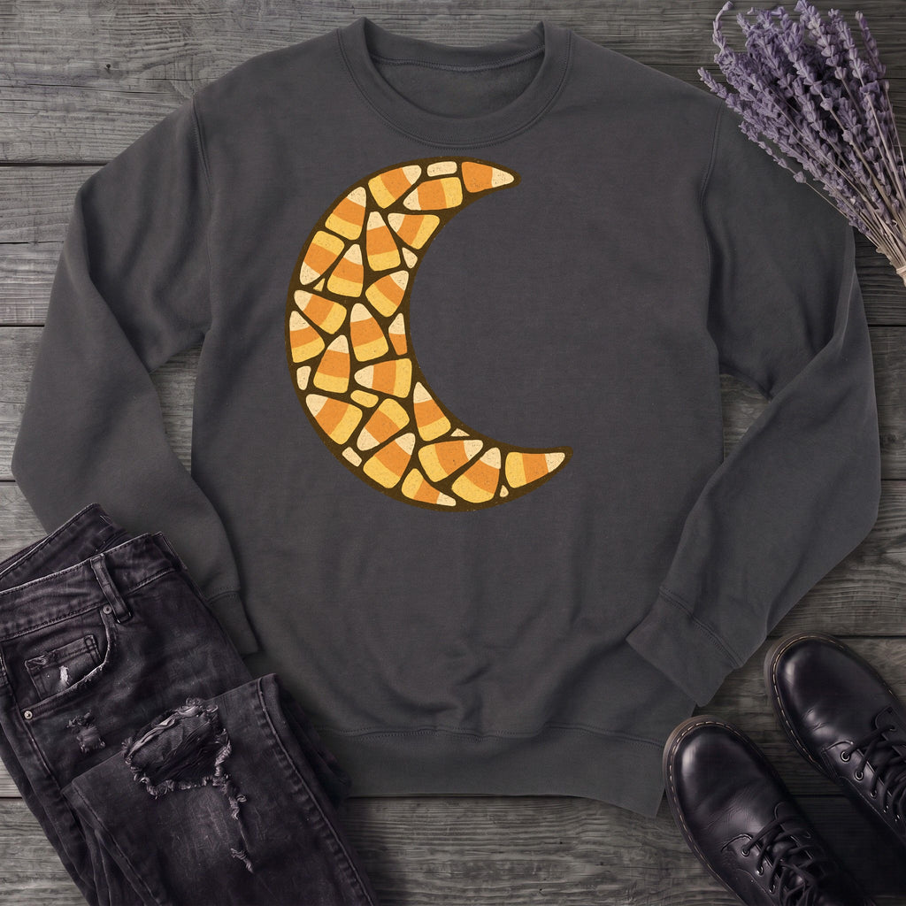 Candy Corn Crescent Moon Sweatshirt