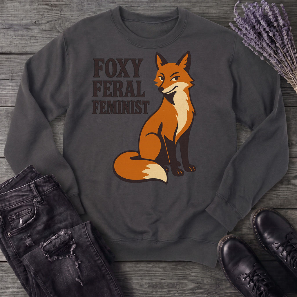 Foxy Feral Feminist Sweatshirt