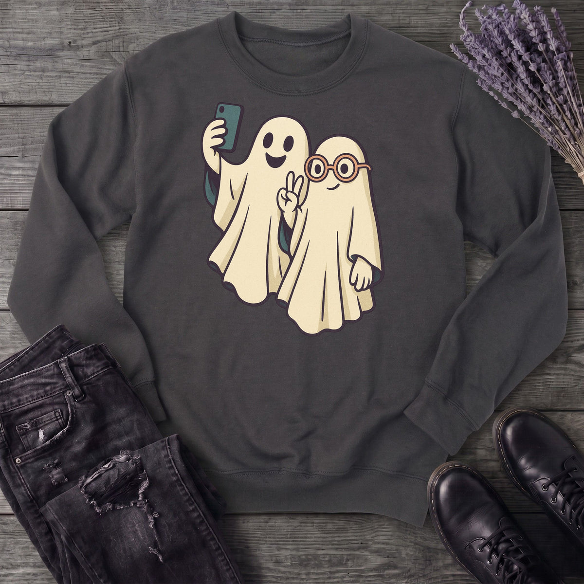 Selfie Ghosts Sweatshirt