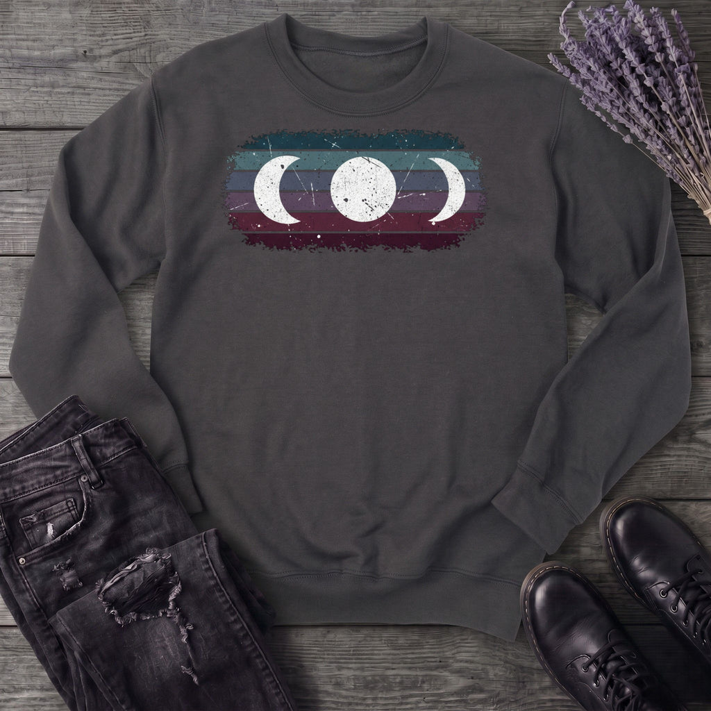 Grunge Moon Phase Trio Sweatshirt