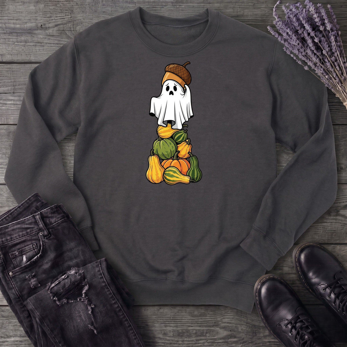 Stacked Squash Ghost Sweatshirt