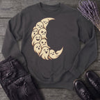 crescent moon ghosts Sweatshirt