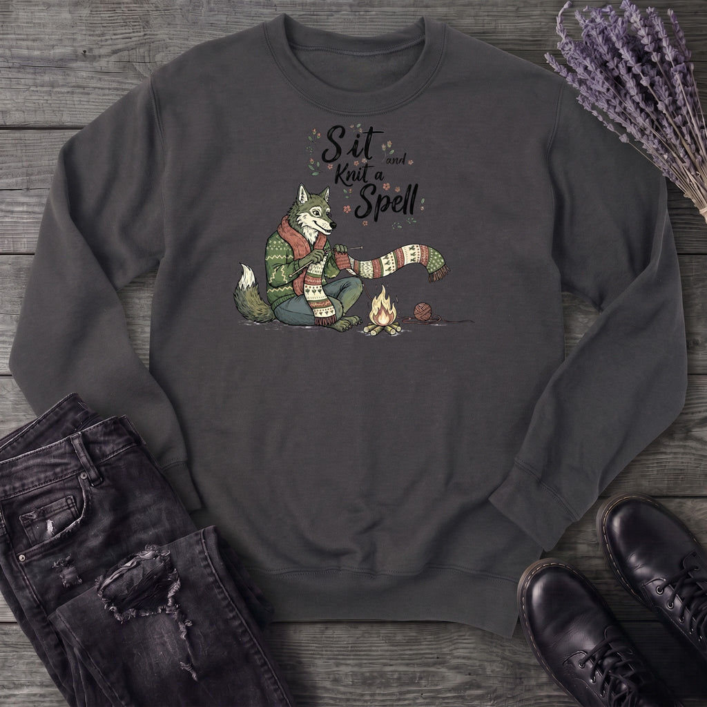 Sit And Knit A Spell Sweatshirt