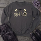 Thankful Toasting Skeletons Sweatshirt