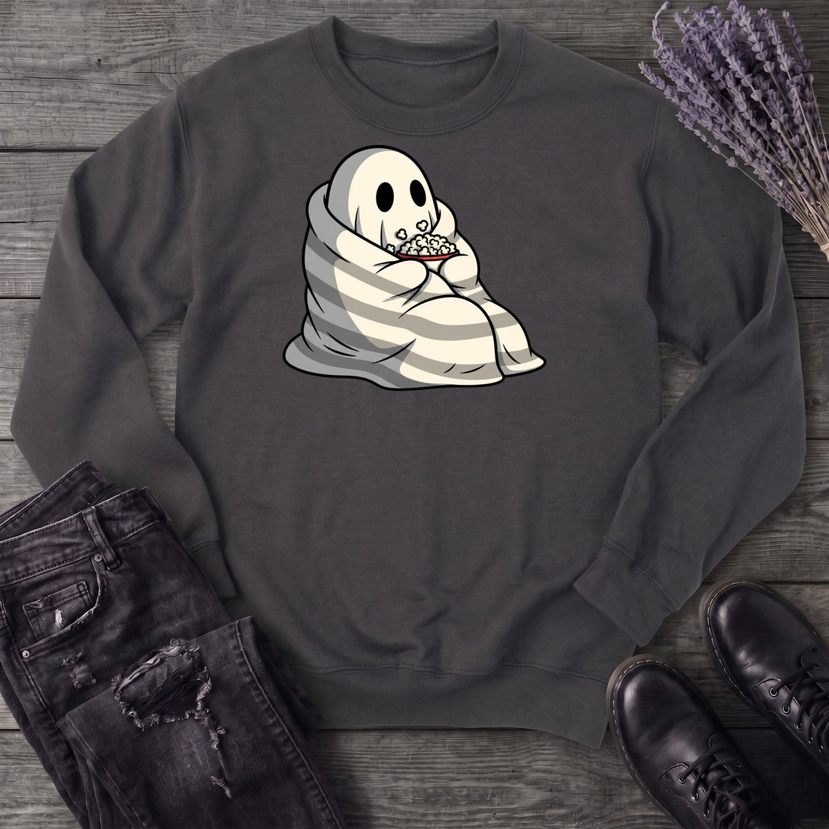 Movie Night Ghost Sweatshirt