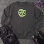 Monstera Skull Sweatshirt