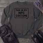 This Is My Npc Costume Sweatshirt